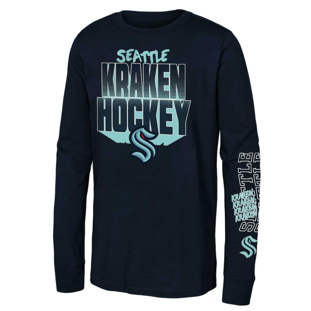 Seattle Kraken Youth Deep Sea Blue Navy