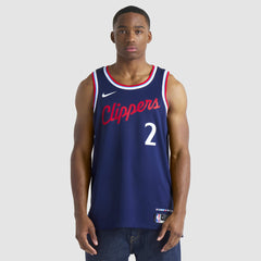 Kawhi Leonard LA Clippers Unisex 2024/25 Swingman Jersey - Navy - Icon Edition
