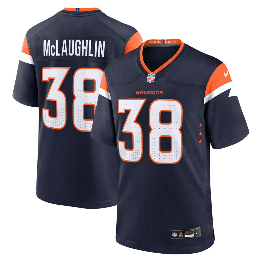 Jaleel McLaughlin Denver Broncos Alternate Game Jersey - Navy
