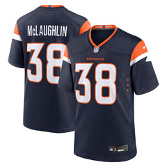 Jaleel McLaughlin Denver Broncos Alternate Game Jersey - Navy