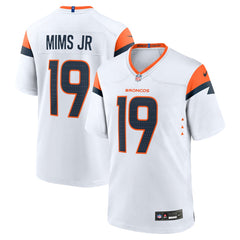 Marvin Mims Jr Denver Broncos Game Jersey - White