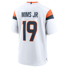 Marvin Mims Jr Denver Broncos Game Jersey - White