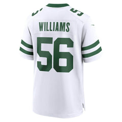 Quincy Williams New York Jets Game Jersey - Legacy White