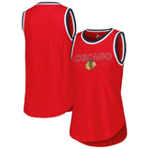 Chicago Blackhawks G-III 4Her by Carl Banks Women's Strategy Tank Top Red
