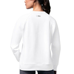 Boston Bruins MSX by Michael Strahan Women's Millie Raglan Pullover Sweatshirt White