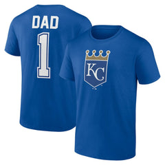 Kansas City Royals Father's Day #1 Dad T-Shirt Royal