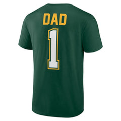 Athletics Father's Day #1 Dad T-Shirt Green