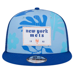 New York Mets Bikini Bottom Trucker 9FIFTY Snapback Hat Royal | New Era
