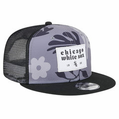 Chicago White Sox Bikini Bottom Trucker 9FIFTY Snapback Hat Black | New Era