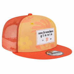 San Francisco Giants Bikini Bottom Trucker 9FIFTY Snapback Hat Orange | New Era