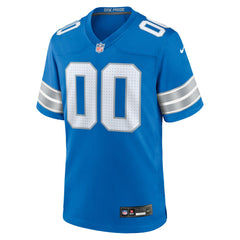 Detroit Lions Custom Game Jersey - Blue