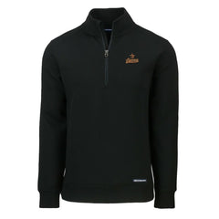 Houston Astros Cutter & Buck Cooperstown Collection Roam Eco Recycled Quarter-Zip Pullover Black