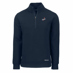 Los Angeles Dodgers Cutter & Buck Cooperstown Collection Roam Eco Recycled Quarter-Zip Pullover Navy