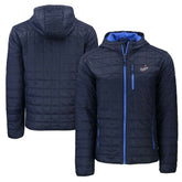 Los Angeles Dodgers Cutter & Buck Cooperstown Collection Rainier Primaloft Eco Full-Zip Hooded Jacket Navy