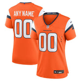 Denver Broncos Women's Mile High Collection Custom Game Jersey - Orange