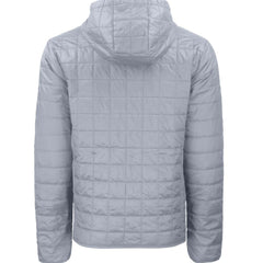 Detroit Tigers Cutter & Buck Rainier Primaloft Eco Full-Zip Hooded Jacket Gray