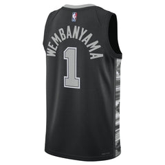 Victor Wembanyama San Antonio Spurs Jordan Brand Unisex Swingman Jersey - Statement Edition - Black sale