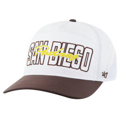 San Diego Padres Lineman Hitch Adjustable Hat White | 47 brand