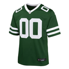 New York Jets Youth Custom Game Jersey - Legacy Green
