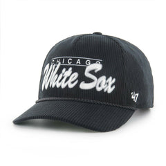 Chicago White Sox Corduroy Hitch Adjustable Hat Black | 47 brand