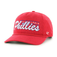 Philadelphia Phillies Corduroy Hitch Adjustable Hat Red | 47 brand