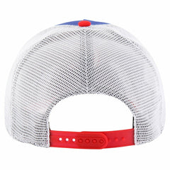 Chicago Cubs Gridiron Super Stripe Relaxed Trucker Hitch Adjustable Hat Royal | 47 brand
