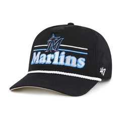 Miami Marlins Campscape Hitch Adjustable Hat Black | 47 brand