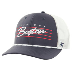Boston Red Sox Downburst Trucker Adjustable Hat Navy | 47 brand