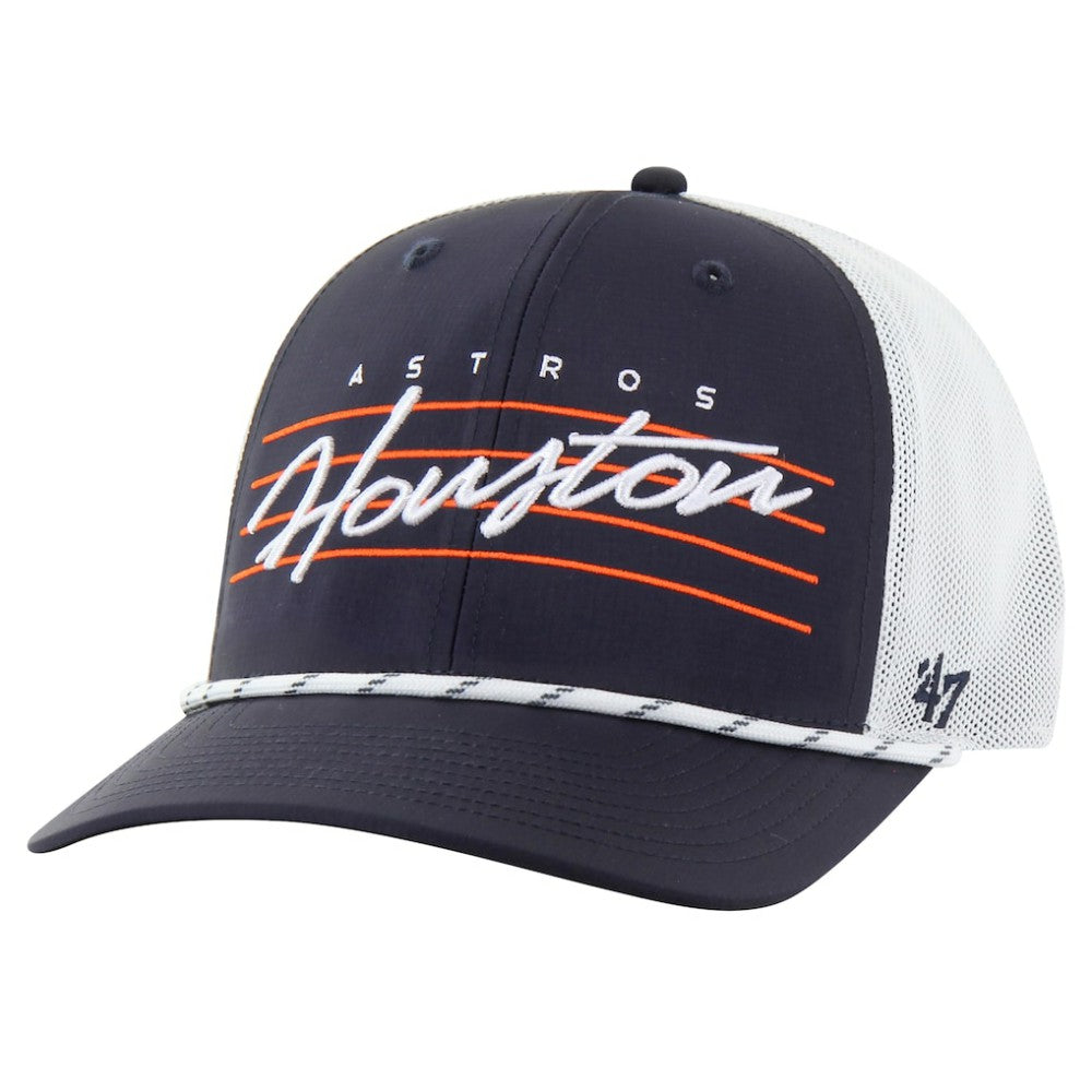 Houston Astros Downburst Trucker Adjustable Hat Navy | 47 brand