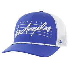 Los Angeles Dodgers Downburst Trucker Adjustable Hat Royal | 47 brand