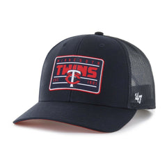 Minnesota Twins Hardline Trucker Adjustable Hat Navy | 47 brand