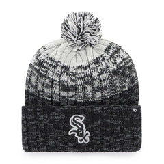 Chicago White Sox Cascade Cuffed Knit Hat with Pom Black | 47 brand