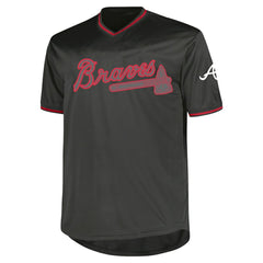 Atlanta Braves Profile Big & Tall Pop Fashion Jersey Charcoal