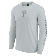 Philadelphia Phillies Elements Strive Long Sleeve T-Shirt Gray
