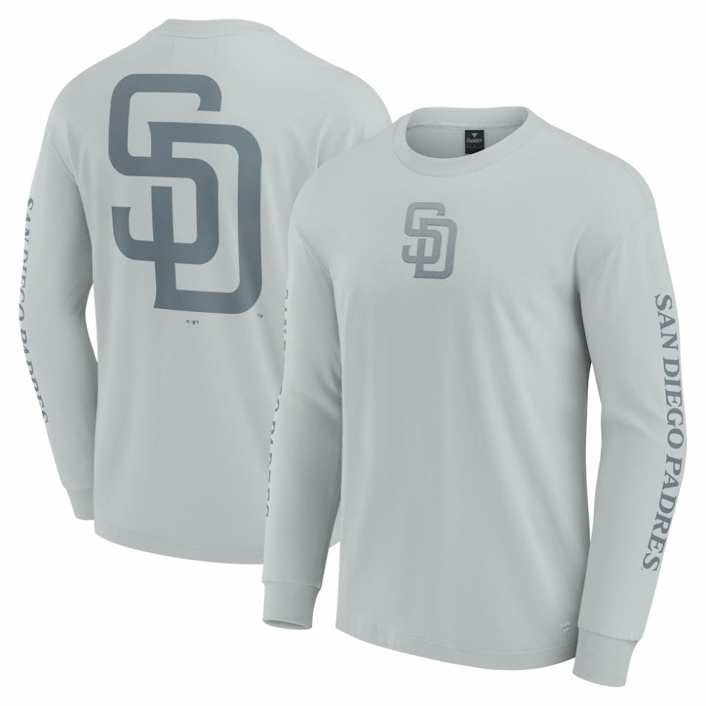 San Diego Padres Elements Strive Long Sleeve T-Shirt Gray