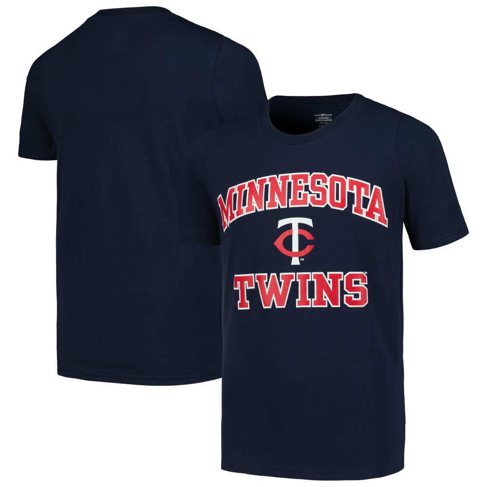 Minnesota Twins Youth Heart & Soul T-Shirt Navy