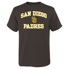 San Diego Padres Youth Heart & Soul T-Shirt Brown