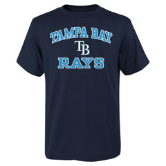 Tampa Bay Rays Youth Heart & Soul T-Shirt Navy