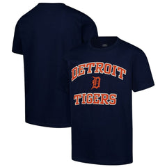 Detroit Tigers Youth Heart & Soul T-Shirt Navy