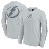 Tampa Bay Lightning Fanatics Elements Strive Long Sleeve T-Shirt Gray