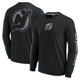 New Jersey Devils Fanatics Elements Strive Long Sleeve T-Shirt Black