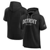Detroit Red Wings Fanatics Elements Ready Short Sleeve Pullover Hoodie Black