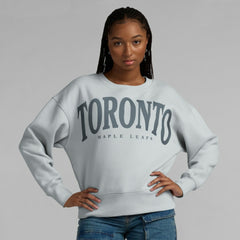 Toronto Maple Leafs Fanatics Women's Elements Flow Pullover Sweatshirt Gray