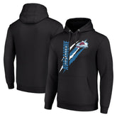 Colorado Avalanche Starter Color Scratch Fleece Pullover Hoodie Black