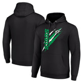 Dallas Stars Starter Color Scratch Fleece Pullover Hoodie Black