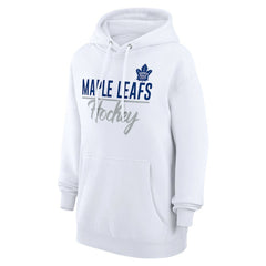 Toronto Maple Leafs G-III 4Her by Carl Banks Women's Team Fleece Pullover Hoodie White