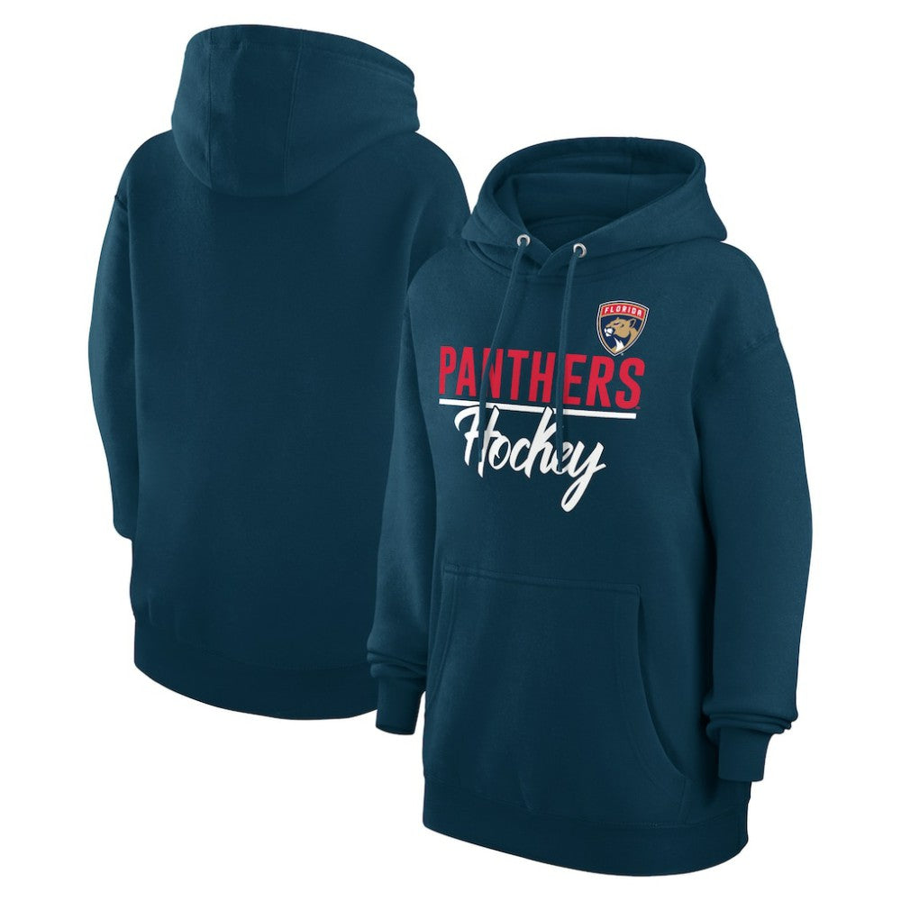 Florida Panthers G-III 4Her by Carl Banks Women's Team Fleece Pullover Hoodie Navy