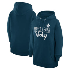 Toronto Maple Leafs G-III 4Her by Carl Banks Women's Team Fleece Pullover Hoodie Navy