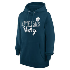 Toronto Maple Leafs G-III 4Her by Carl Banks Women's Team Fleece Pullover Hoodie Navy