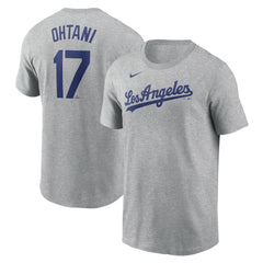 Shohei Ohtani Los Angeles Dodgers 2024 Fuse Name & Number T-Shirt - Gray | Nike